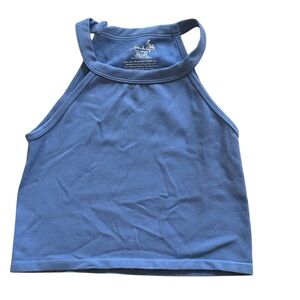Intimately Free People Cropped Tank Top Blue Size XS/S